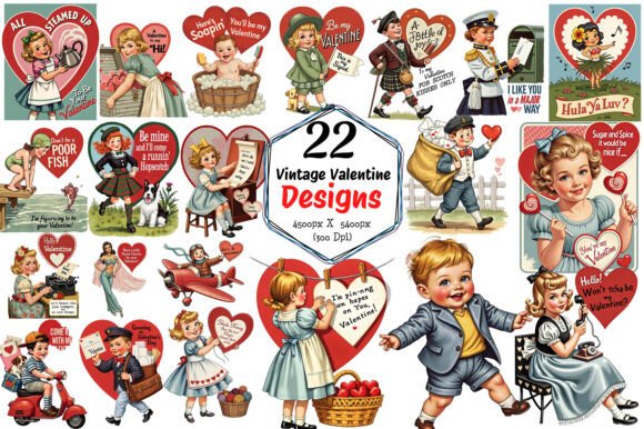 Download Vintage Valentine Designs for Your - Vintage valentine designs Collection